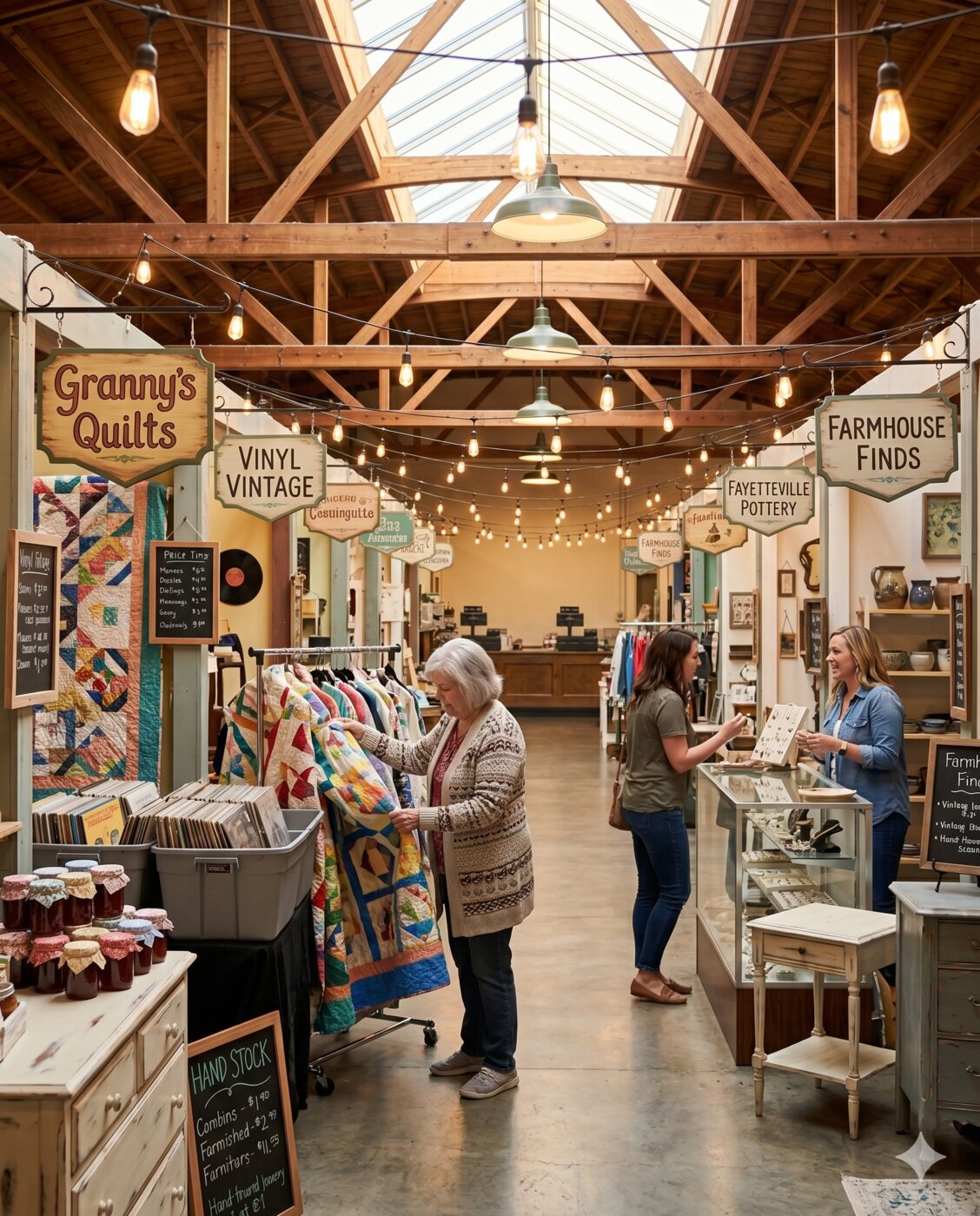 Fayetteville · vendor booths