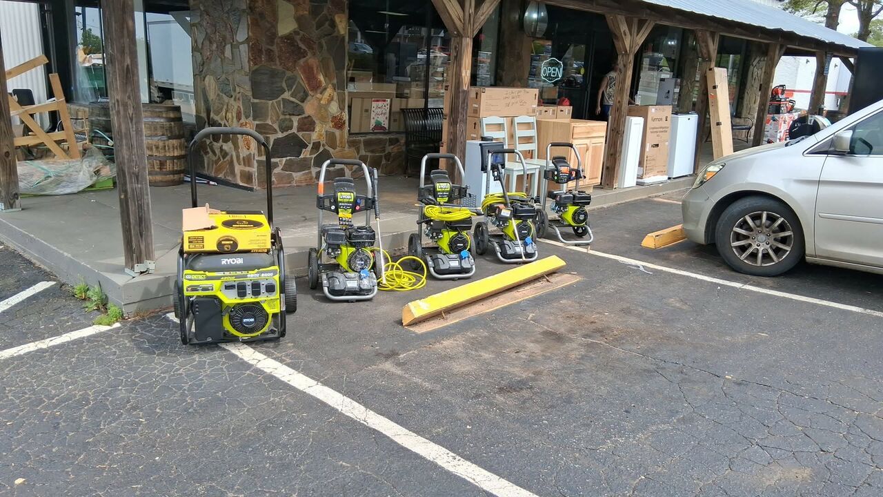 Generators & pressure washers